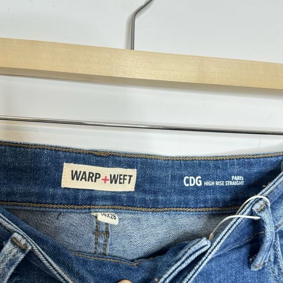 WARP + WEFT | NWT Paris High Rise Straight Jeans | 14 - Picture 4 of 4